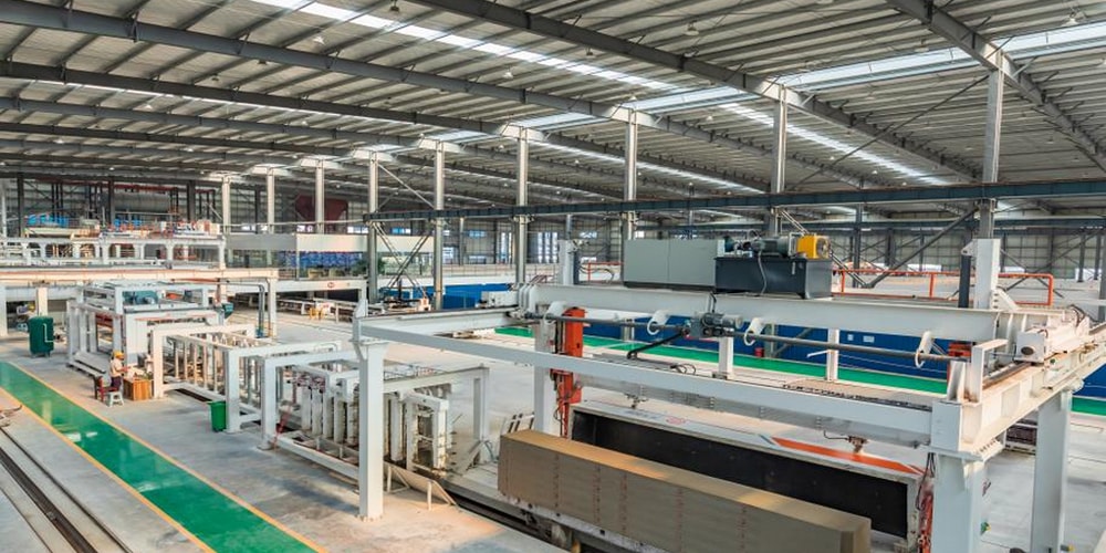 Dây chuyền sản xuất gạch AAC cho Jintai