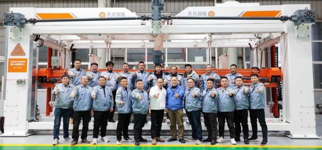 Dây chuyền sản xuất gạch AAC cho Jintai