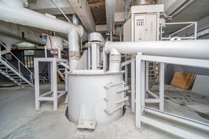 Máy trộn và rót phối liệu AAC