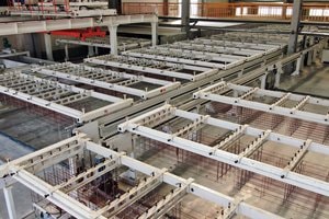 Dây chuyền vận chuyển tuần hoàn khung tổ hợp lưới thép